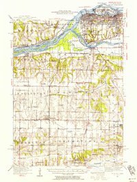 Milan 1944 topographic map preview