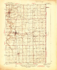 Milford 1944 topographic map thumbnail
