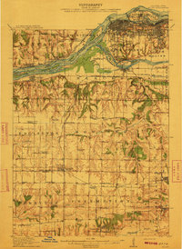 Milan 1912 topographic map preview