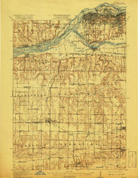 Milan 1912 topographic map preview