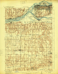 Milan 1912 topographic map preview