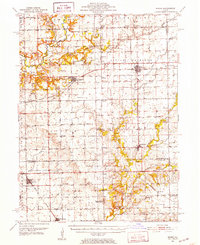 Minier 1951 topographic map thumbnail