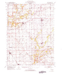 Minier 1951 topographic map thumbnail