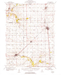 Minonk 1955 topographic map thumbnail
