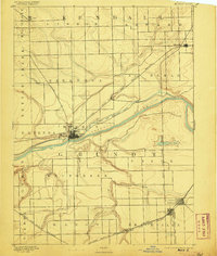 Morris 1892 topographic map preview