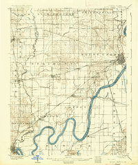 Mount Carmel 1904 topographic map thumbnail