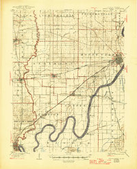 Mount Carmel 1904 topographic map thumbnail