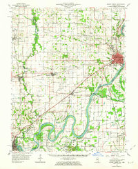 Mount Carmel 1959 topographic map thumbnail