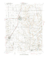 Mount Olive 1944 topographic map thumbnail