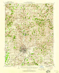 Mount Vernon 1933 topographic map preview
