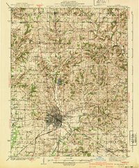 Mount Vernon 1940 topographic map thumbnail