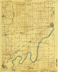 Mount Carmel 1904 topographic map thumbnail