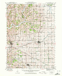 Mt Carroll 1942 topographic map thumbnail