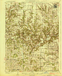 Mt Sterling 1929 topographic map thumbnail