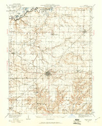 Nashville 1932 topographic map thumbnail