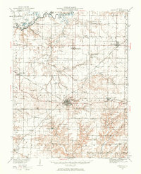 Nashville 1932 topographic map thumbnail