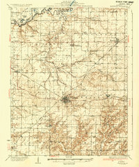 Nashville 1936 topographic map thumbnail