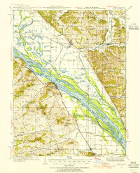 Nebo 1934 topographic map preview