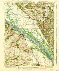 Nebo 1942 topographic map thumbnail