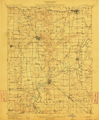 New Athens 1912 topographic map thumbnail