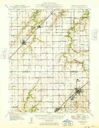 Nokomis 1949 topographic map thumbnail
