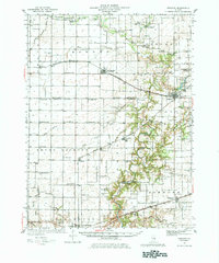 Oakland 1936 topographic map preview