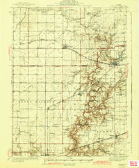 Oakland 1942 topographic map preview