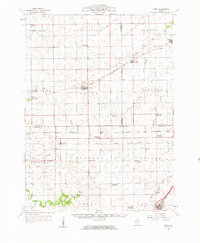 Odell 1958 topographic map preview