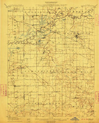 Okawville 1910 topographic map preview
