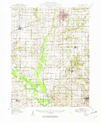 Olney 1949 topographic map preview