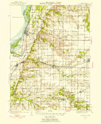 Oquawka 1934 topographic map preview