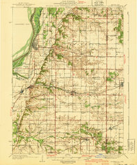 Oquawka 1940 topographic map preview