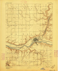 Ottawa 1892 topographic map preview