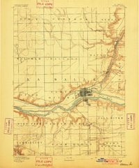 Ottawa 1892 topographic map thumbnail