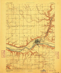 Ottawa 1892 topographic map thumbnail