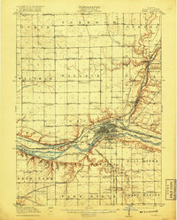 Ottawa 1915 topographic map thumbnail