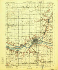 Ottawa 1915 topographic map preview