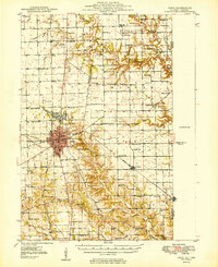 Paris 1949 topographic map thumbnail
