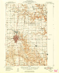 Paris 1949 topographic map thumbnail