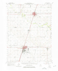 Paxton 1957 topographic map thumbnail
