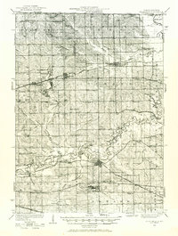 Pecatonica 1932 topographic map preview