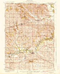 Pecatonica 1936 topographic map preview