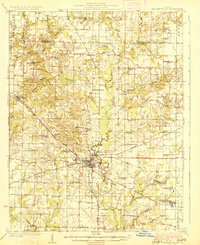 Pinckneyville 1926 topographic map thumbnail