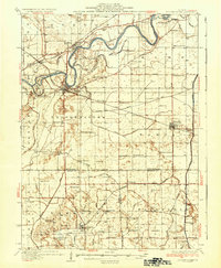 Prophetstown 1936 topographic map thumbnail