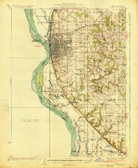 Quincy 1925 topographic map thumbnail