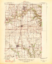 Ridge Farm 1947 topographic map thumbnail