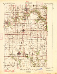 Ridge Farm 1947 topographic map thumbnail