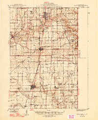 Ridge Farm 1947 topographic map thumbnail
