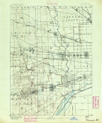Riverside 1891 topographic map thumbnail