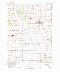Rochelle 1952 topographic map preview
